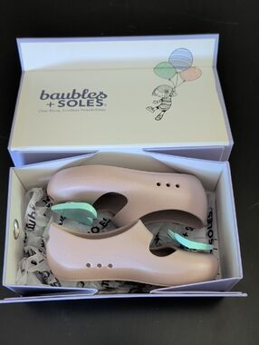 Baubles + Soles Kids Pink Slip-On Shoes